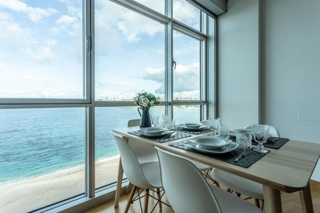 Vivienda Con Increibles Vistas A La Playa De Riazor Daire A Coruña Dış mekan fotoğraf