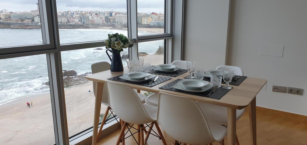 Vivienda Con Increibles Vistas A La Playa De Riazor Daire A Coruña Dış mekan fotoğraf