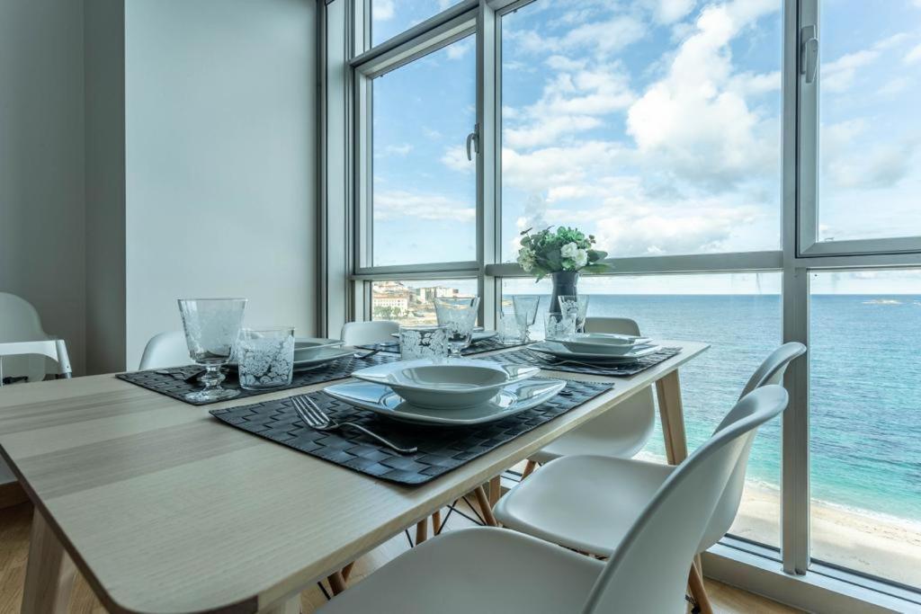 Vivienda Con Increibles Vistas A La Playa De Riazor Daire A Coruña Dış mekan fotoğraf